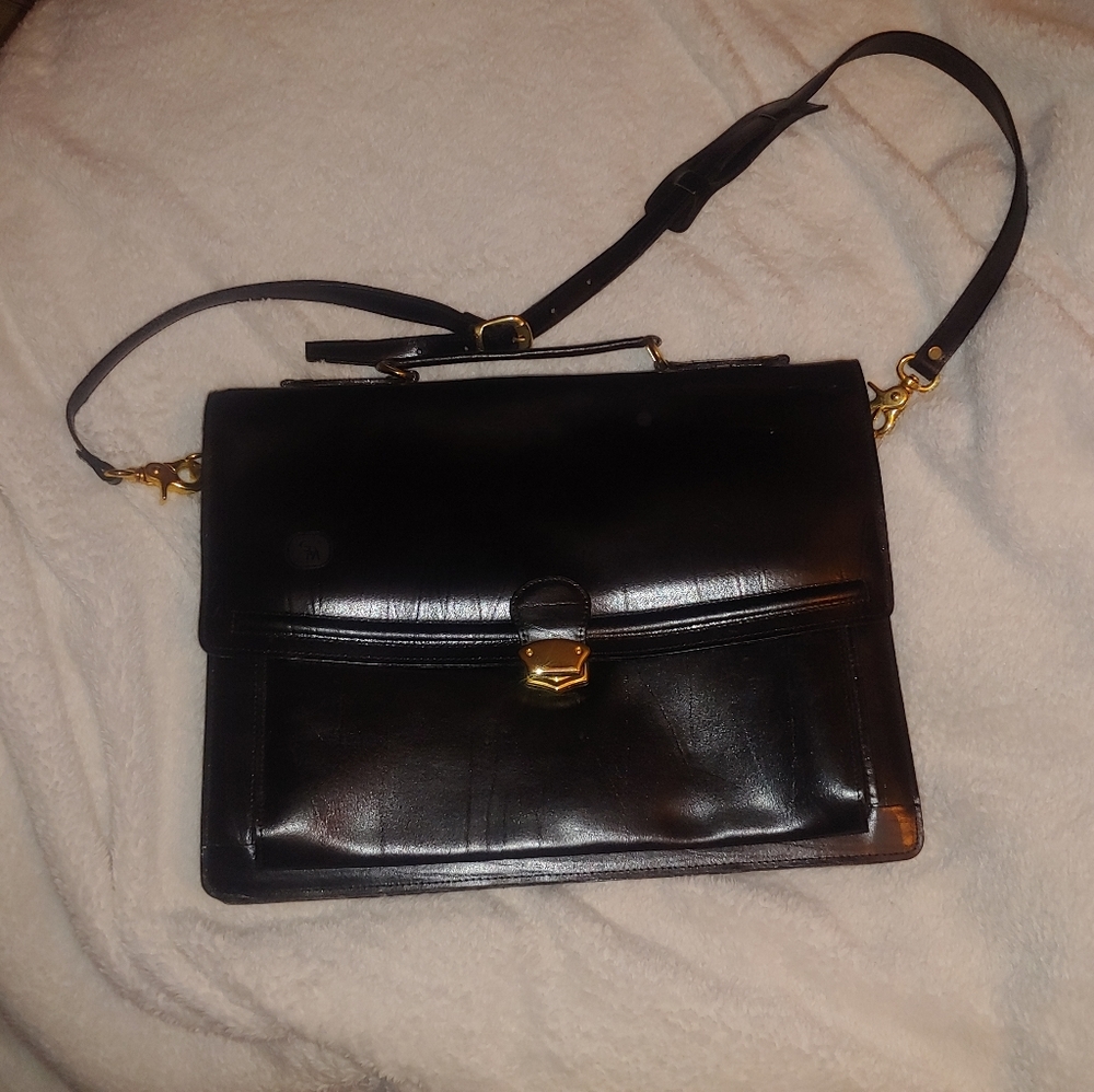 Gregory handmade leather briefcase